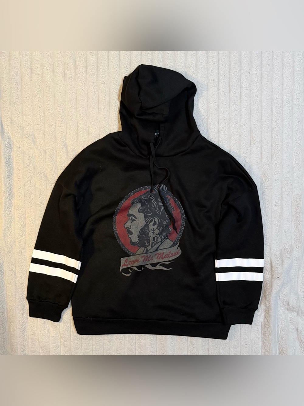 Post Malone 'Leave Me Malone' Black Graphic Hoodie